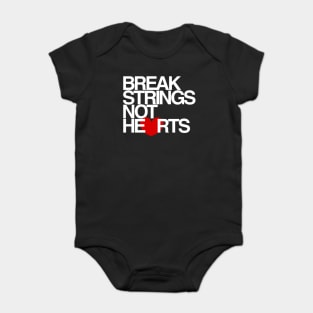 Break Strings Not Hearts by CoVA Tennis Baby Bodysuit